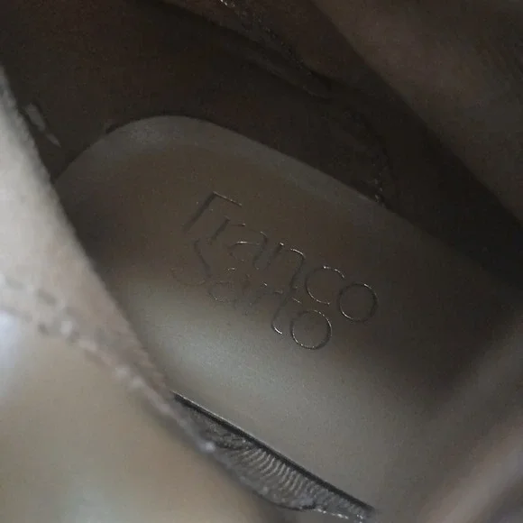 Franco Sarto Artesia Brown Suede Slouchy Knee High Block Heel Boots Womens 8M - Picture 4 of 10